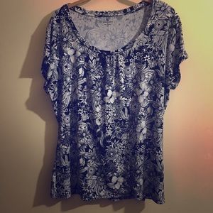 Worthington women’s short sleeve blouse size XL